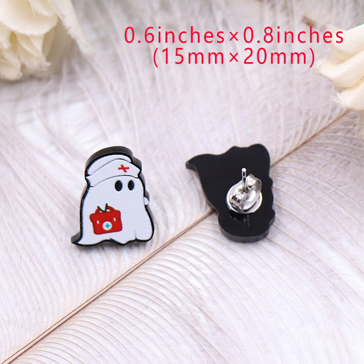 Wholesale Acrylic Film Character Earrings