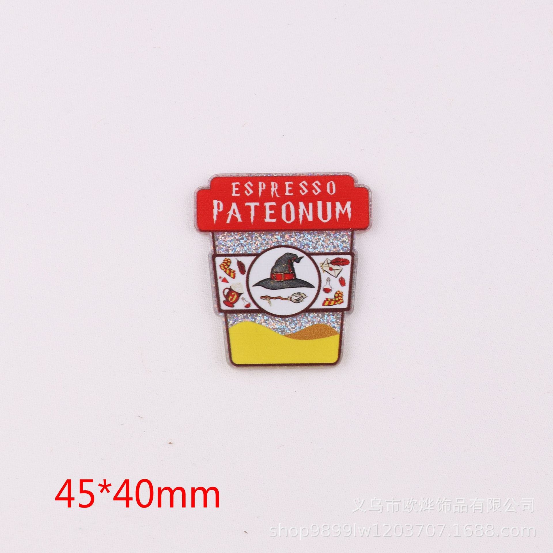 Wholesale 10PCS FlatBack Acrylic Pin Cute DIY Patch Accessories
