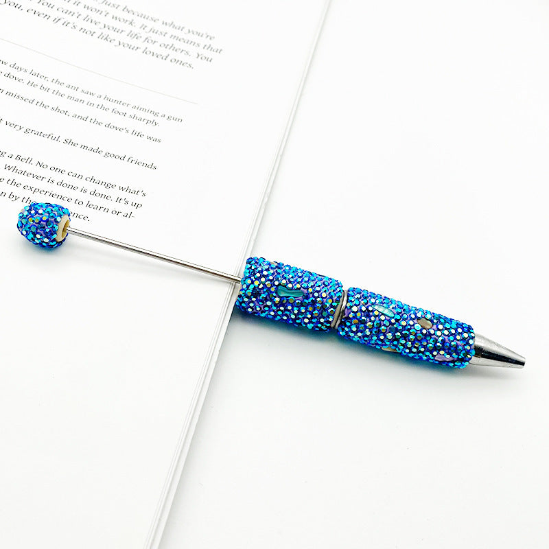 Wholesale Colorful Shell Full Diamond Bead beadable pens