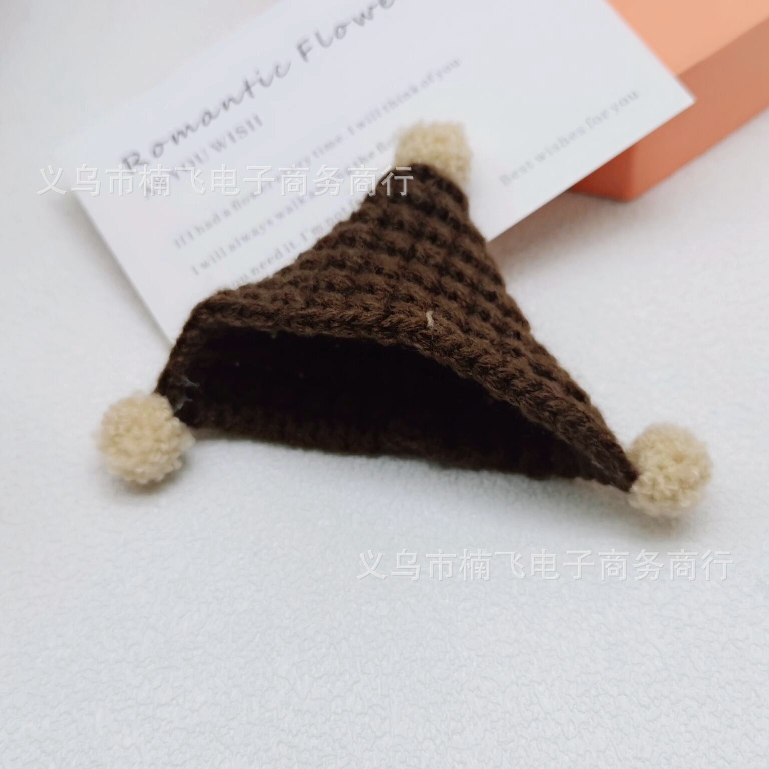 Wholesale Mini Handmade Knitted Cartoon Hat  Doll  Accessories