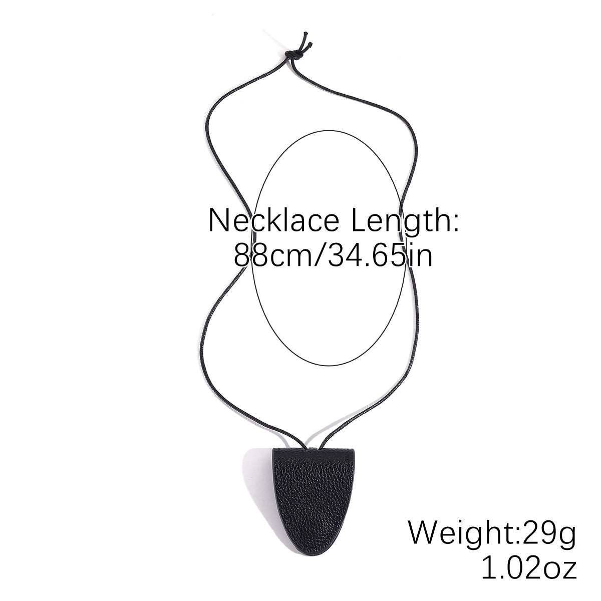 Wholesale Long heart pendant simple hanging neck light luxury leather necklace