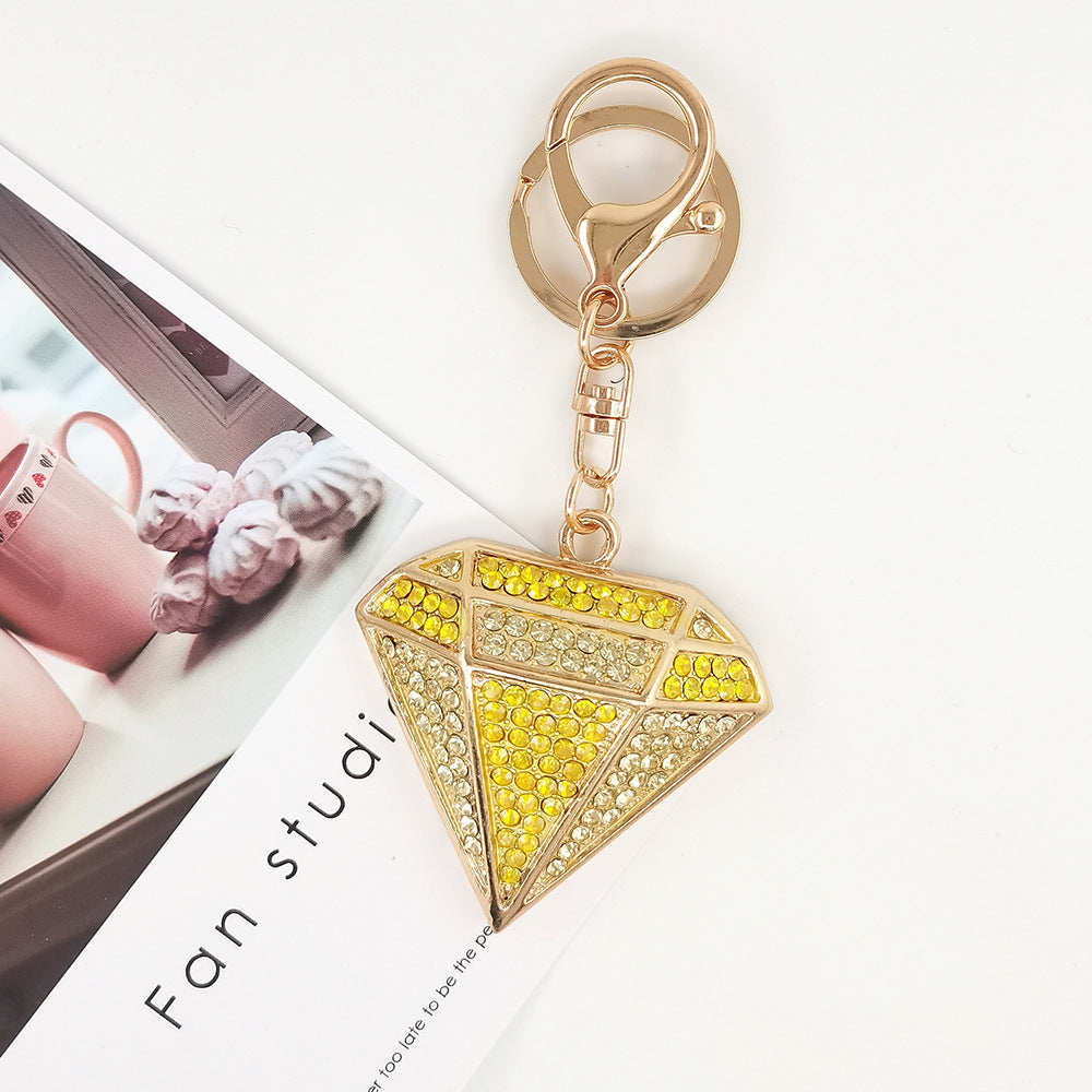 Wholesale Diamond Inlaid Creative Metal Keychains