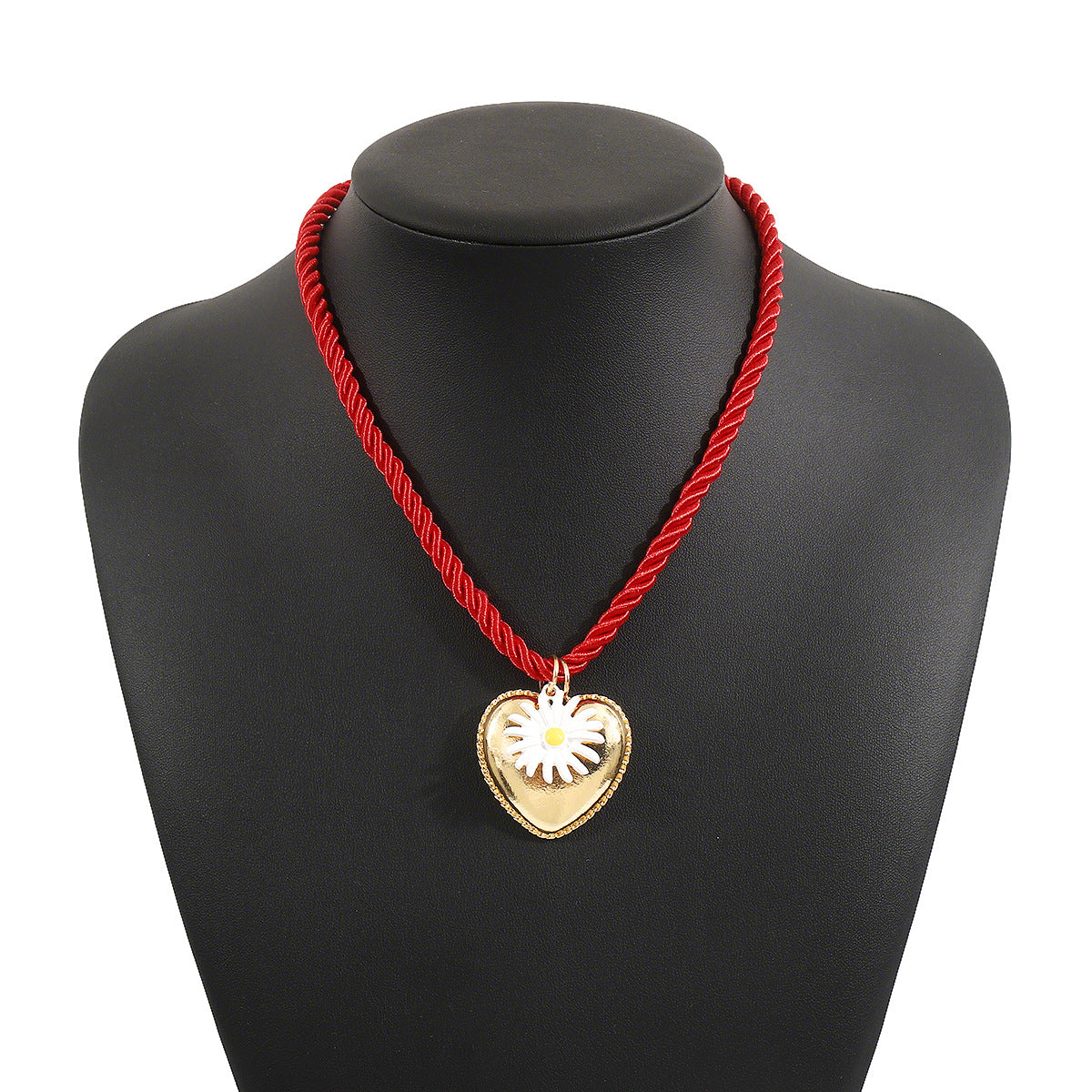 Wholesale N12627  Summer Cute Flower Sun Love Pendant Necklace