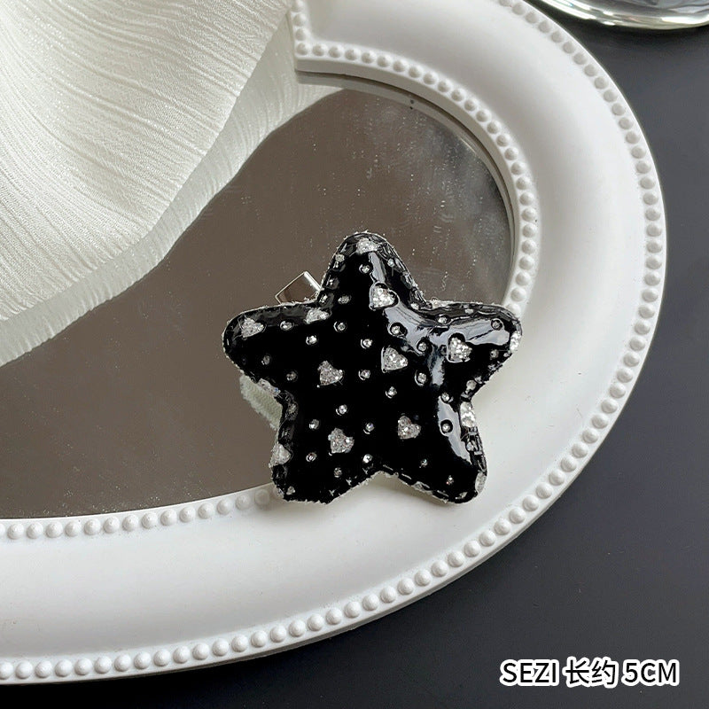 Wholesale Cute Star Niche Spicy Girl Metal Hair Clips