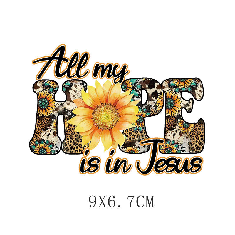 Wholesale Sunflower heat transfer printing UV DTF Ready to Press Transfers Wraps