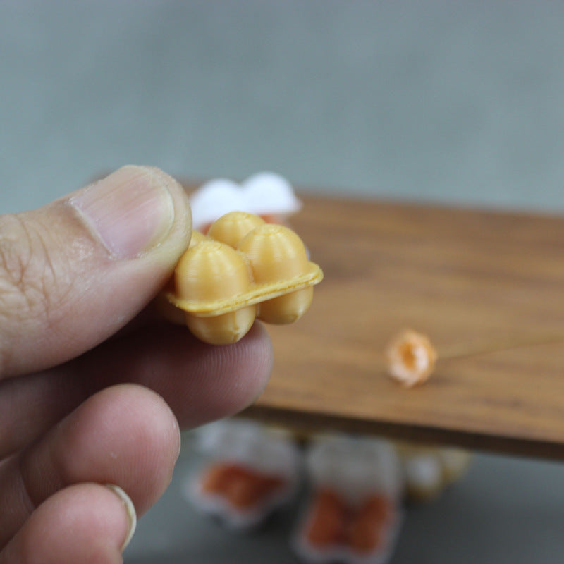Wholesale Miniature food toy egg preservation box Doll Accessories