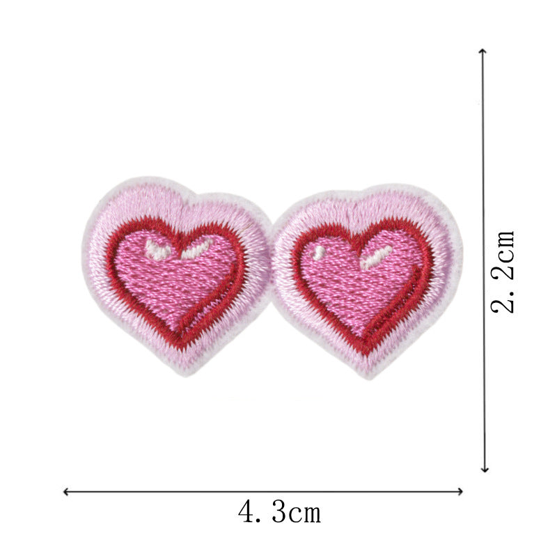 Wholesale Mother S Day Embroidered Patch Set DIY Iron On Applique For Towel And Clothing Decor 23 Pieces