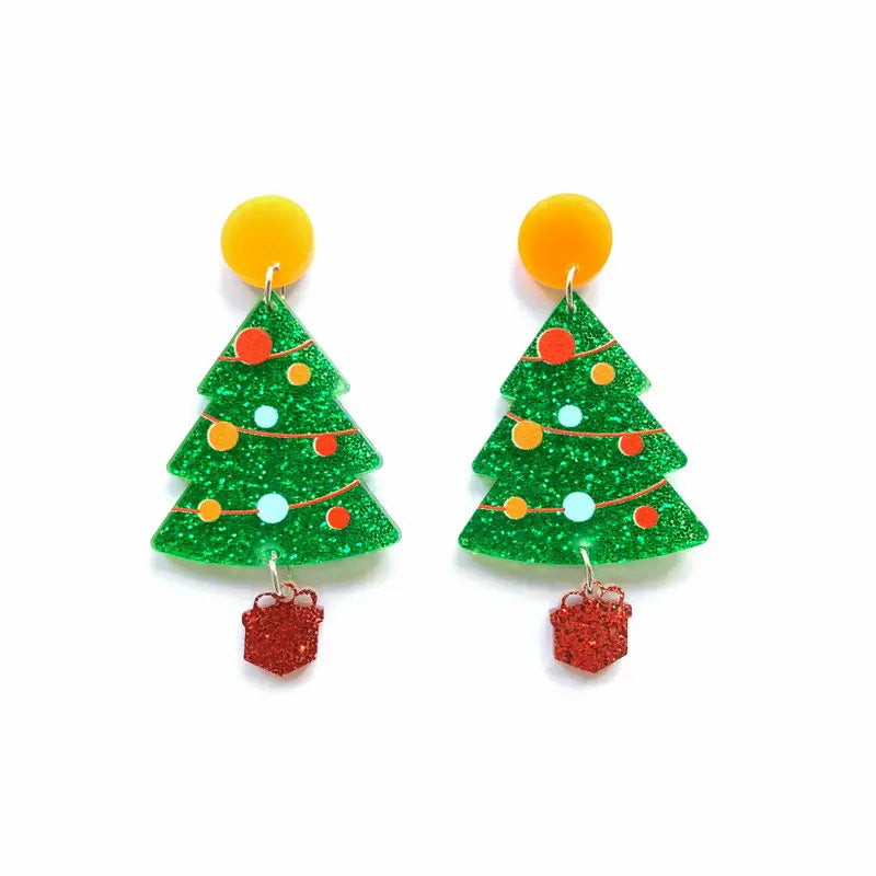 Wholesale Christmas Party Christmas Eve Ball Fashionable Earrings