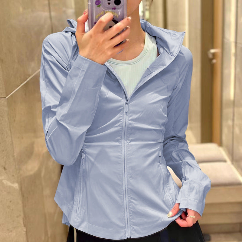 Wholesale Outdoor Sports Windproof Hooded Thin Quick-drying Sun Protection Clothing