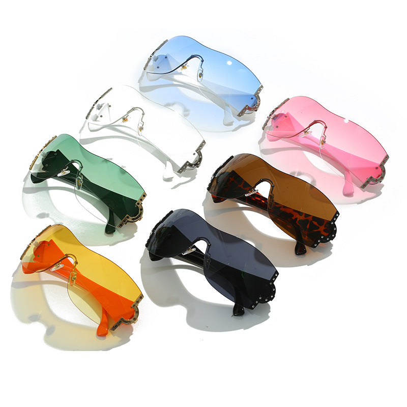 Wholesale Personalized Y2K One-piece Fashion Sunglasses