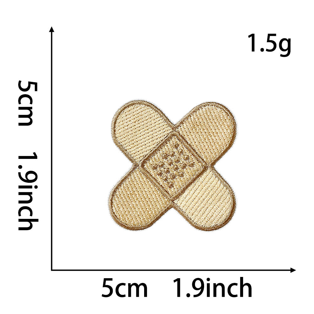 Wholesale Polyester Embroidered Iron On Patches 10 Styles Chic Decorative Coat Badges DIY Clothing Accessory Gift Boutique Resale