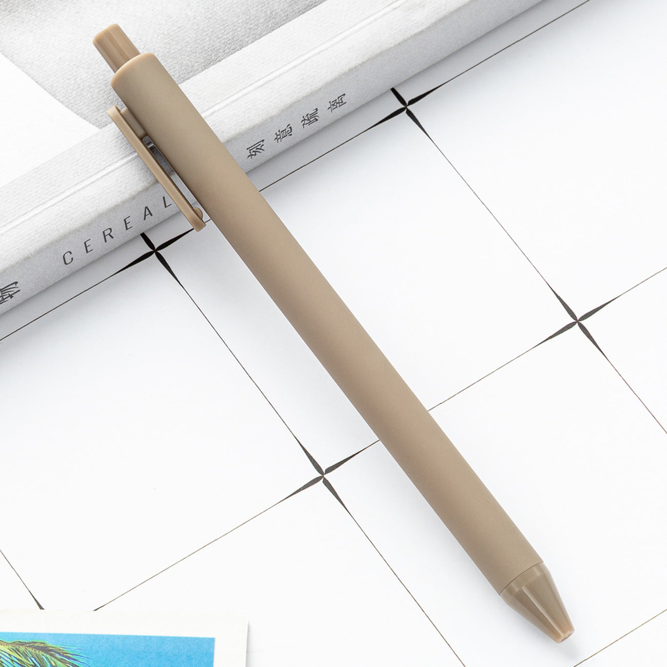 Whoelsale Candy Color Press Plastic Pen Gift Office Tools Teacher Gift