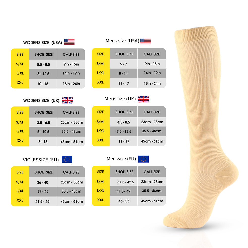 Wholesale 10pcs Valentine's Day Compression Socks Mid-calf Sports Pressure Slimming Beauty Leg Medical Auxiliary Elastic Socks