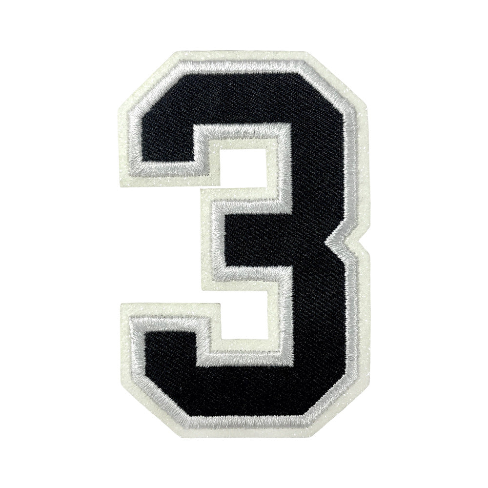 Wholesale Baseball Numbers 0 9 Iron On Embroidery Patches Polyester Fashion Accessory DIY Craft Supply For Clothing And Boutique Resale