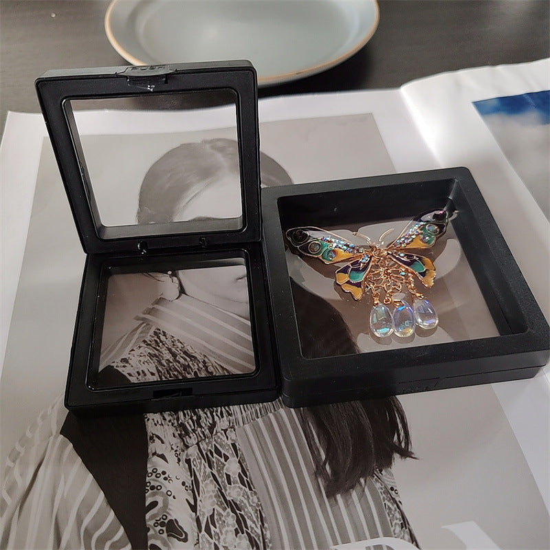 Wholesale Gradient Plastic Jewelry Box For Rings Earrings Necklaces Boutique Resale Gift