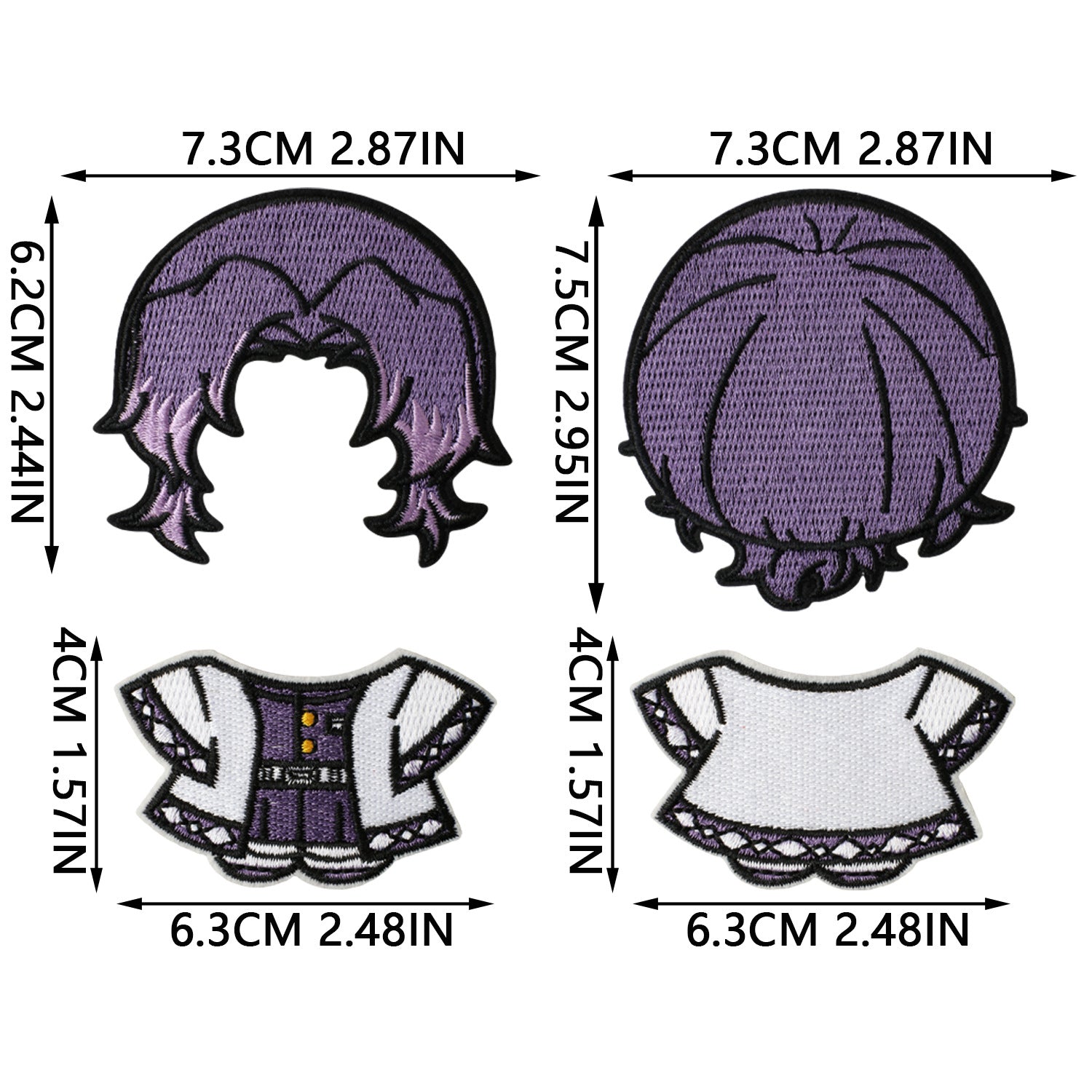 Wholesale 200 Sets Trendy Felt Doll DIY Embroidery Patch Kit For Clothing Decoration Boutique Craft Supply OLY Exclusive