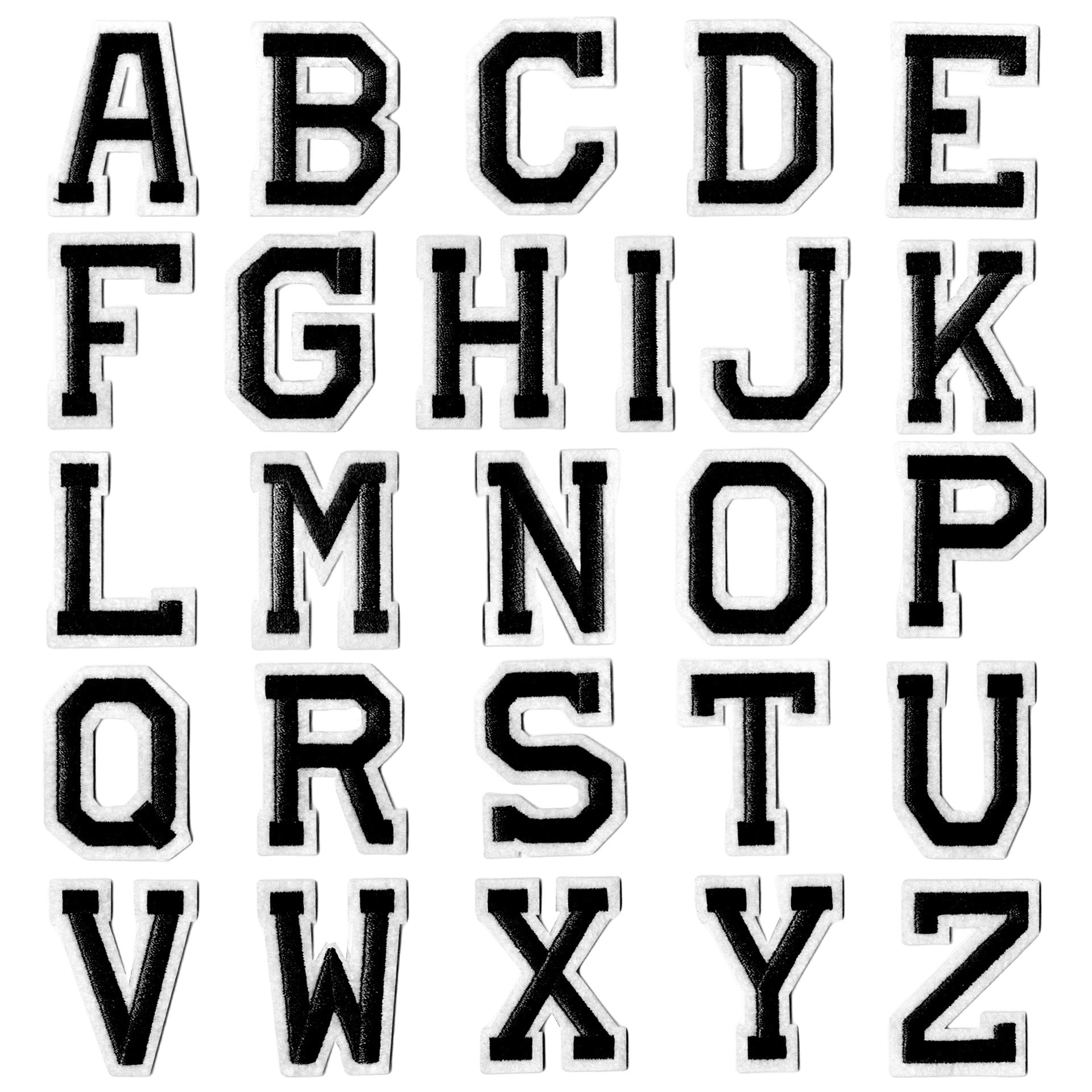 Wholesale Fabric Embroidered Alphabet Patches 26 Gold Letters Set For DIY Clothing Towel Decorative Gift