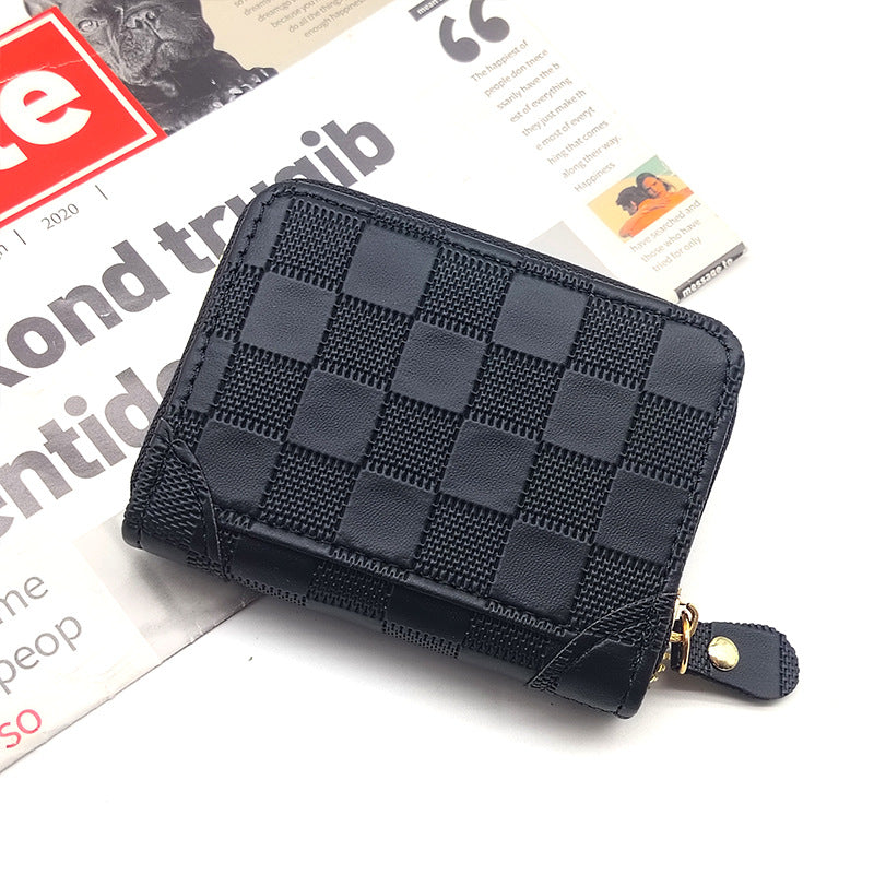 Wholesale Large-Capacity Card Holder Zipper Wallet