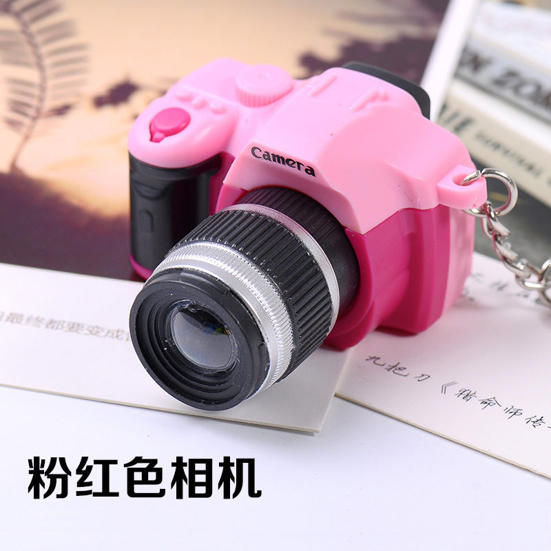 Wholesale LED Light Emitting Sound Simulation SLR Camera Keychain