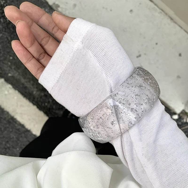 Wholesale Vintage Acrylic Geometric Irregular Ring Resin Bracelet