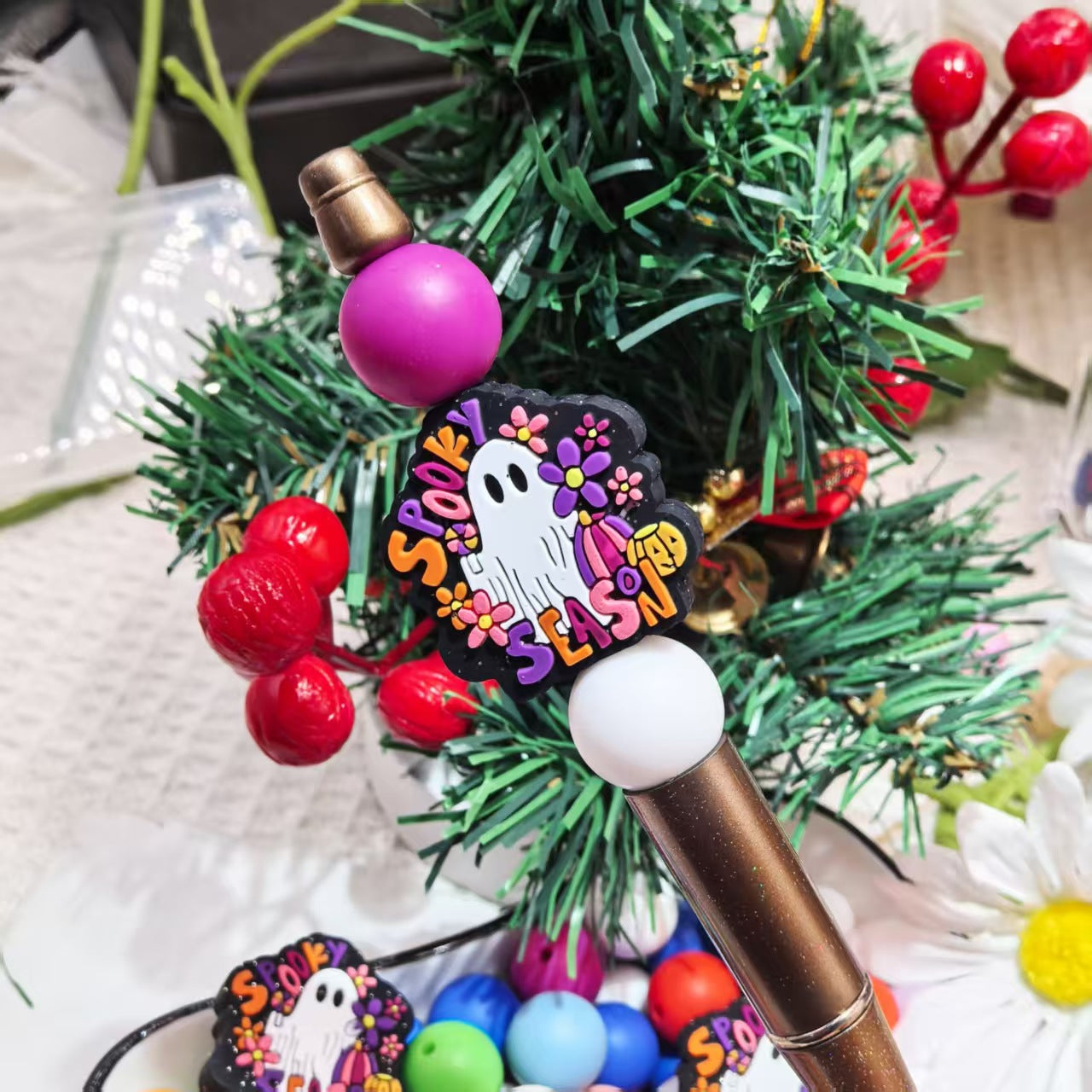 Wholesale 10pcs/pack Cartoon Beads DIY Silicone 2D Beads