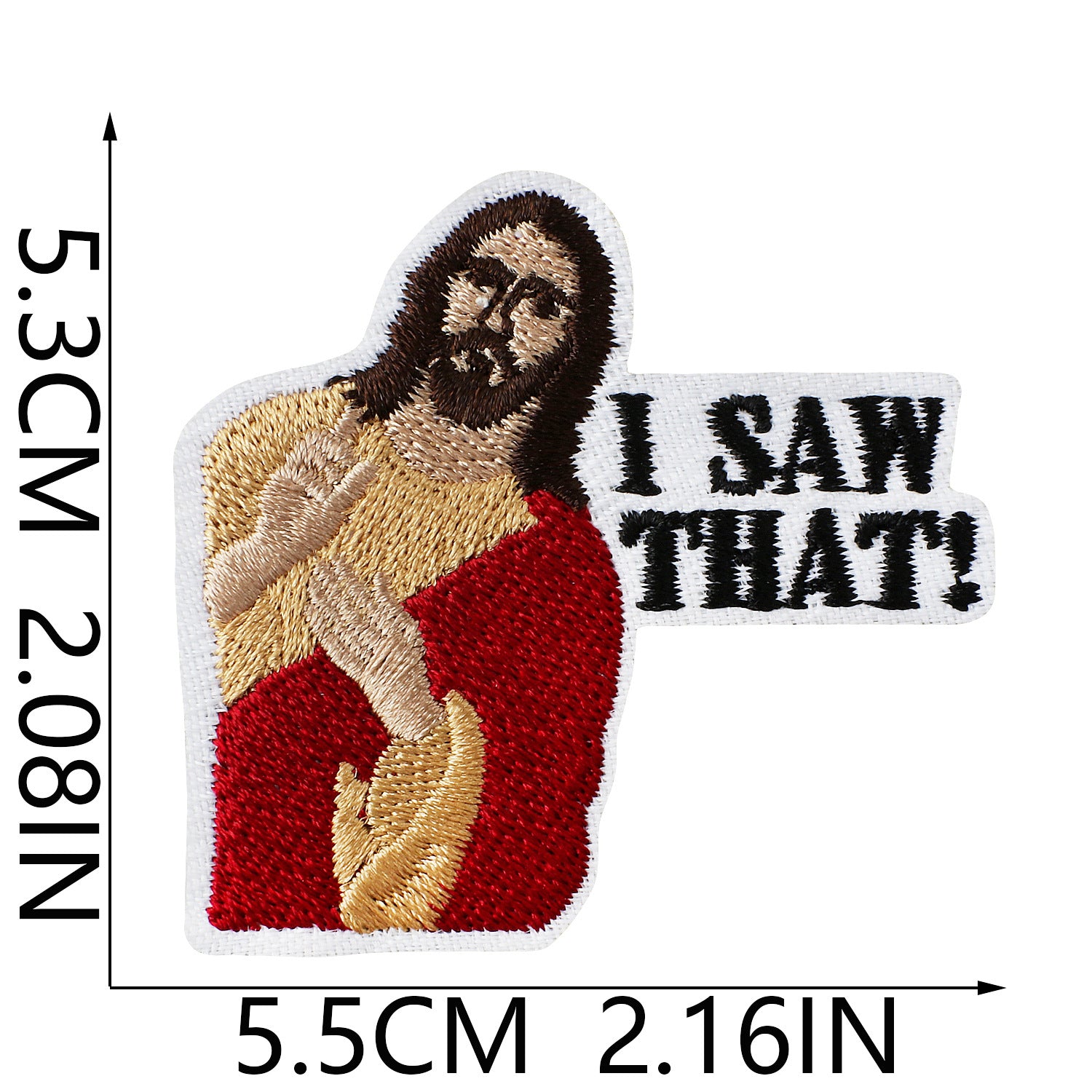 Wholesale Funny Blessing Motif Embroidery Patch European Figure Clothing Decorative Accent Resale