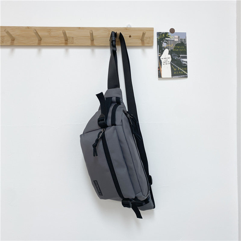 Wholesale Simple chest bag sports student women's single shoulder bag versatile crossbody bag casual waist bag