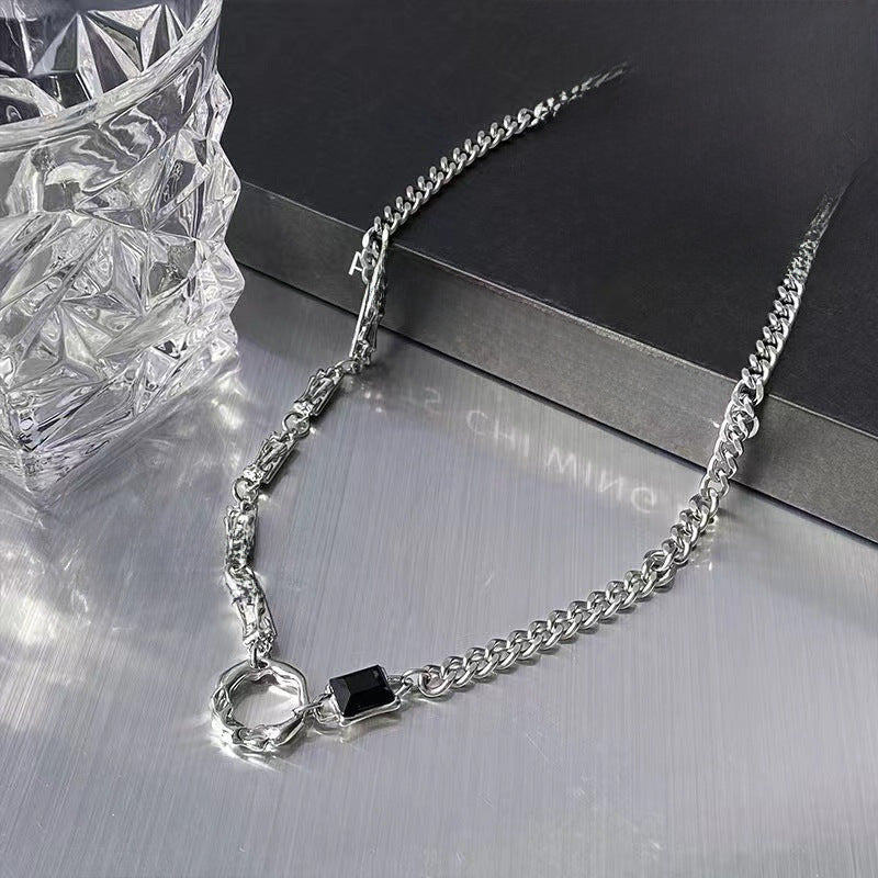 Wholesale Simple handsome men's hip-hop neutral style clavicle chain