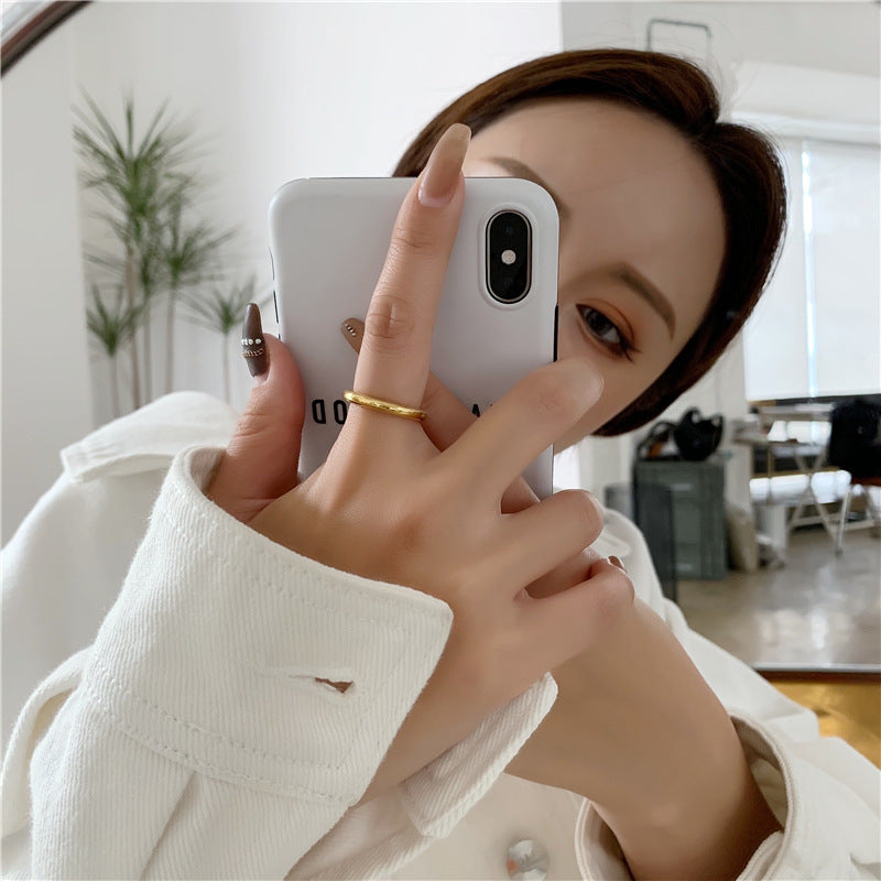 Wholesale 18k Stainless Steel Aperture Ring