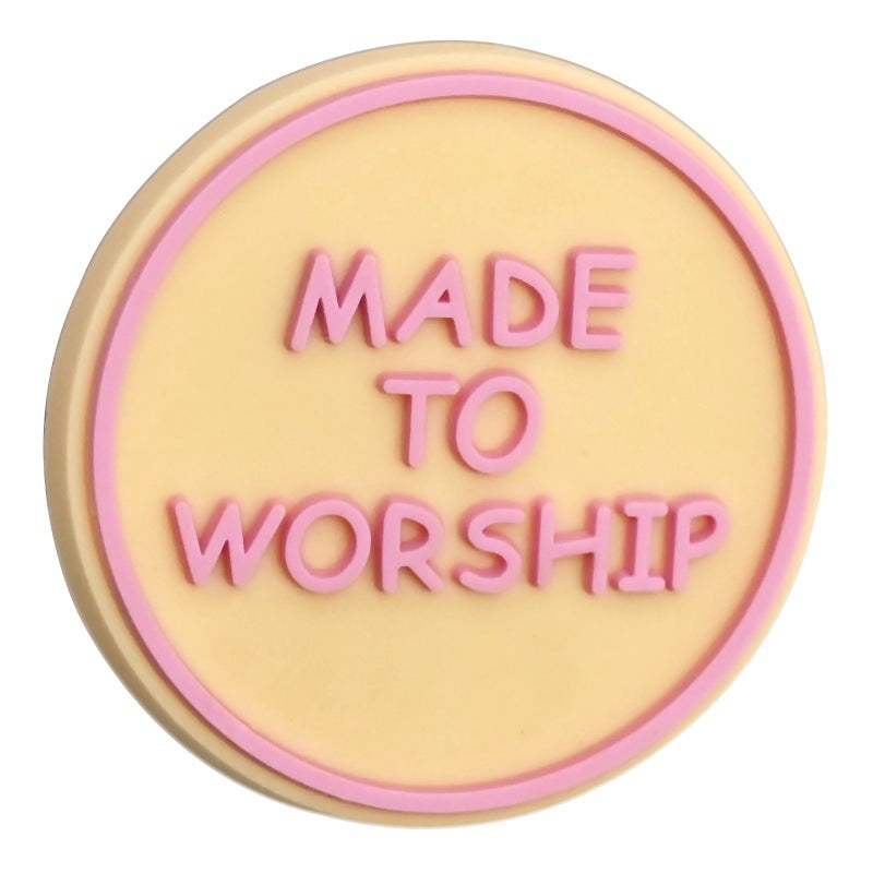 Wholesale Random 100pcs phrase cartoon cross Focal Beads