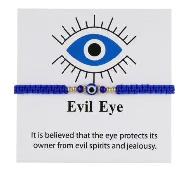 Wholesale Crystal bead woven red Devil' s Eye bracelet