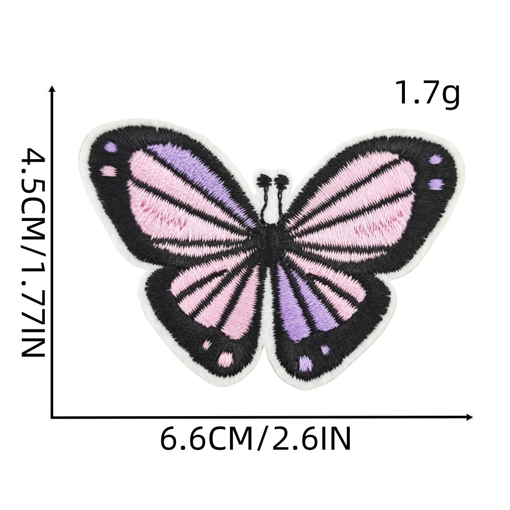 Wholesale Cartoon Pink Bow Embroider Cloth Patch