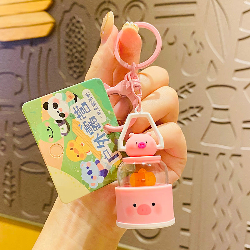 Wholesale Creative Cartoon Outdoor Camping Lamp Acrylic Keychain