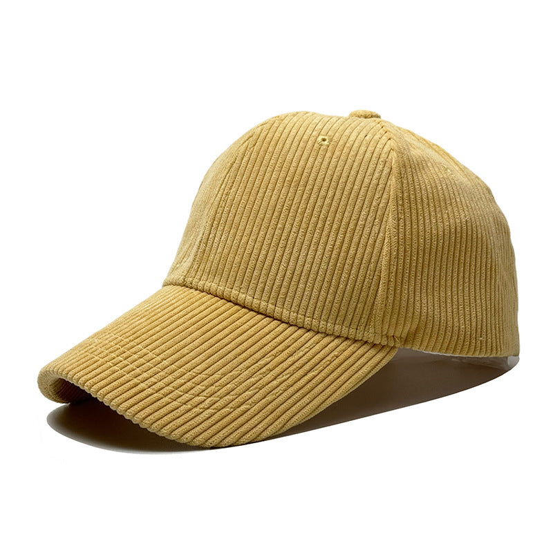 Wholesale Corduroy Solid Color Baseball Cap