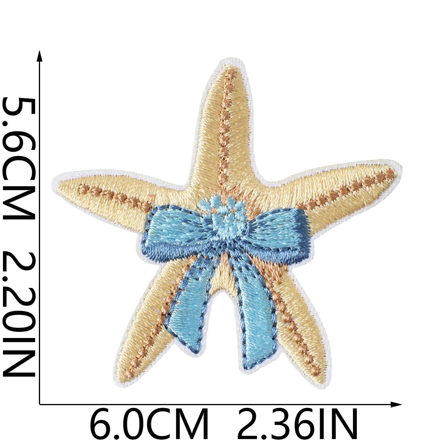 Wholesale Chic Summer Beach Embroidered Patch Iron On Decorative Accent For Clothing Bags Shoes Hats Resale Fashion Accessory