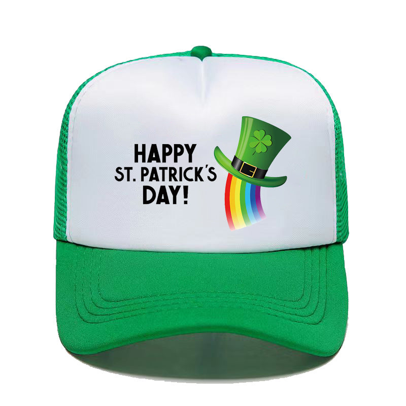 Wholesale Polyester St. Patrick's Day Shamrock Baseball Cap