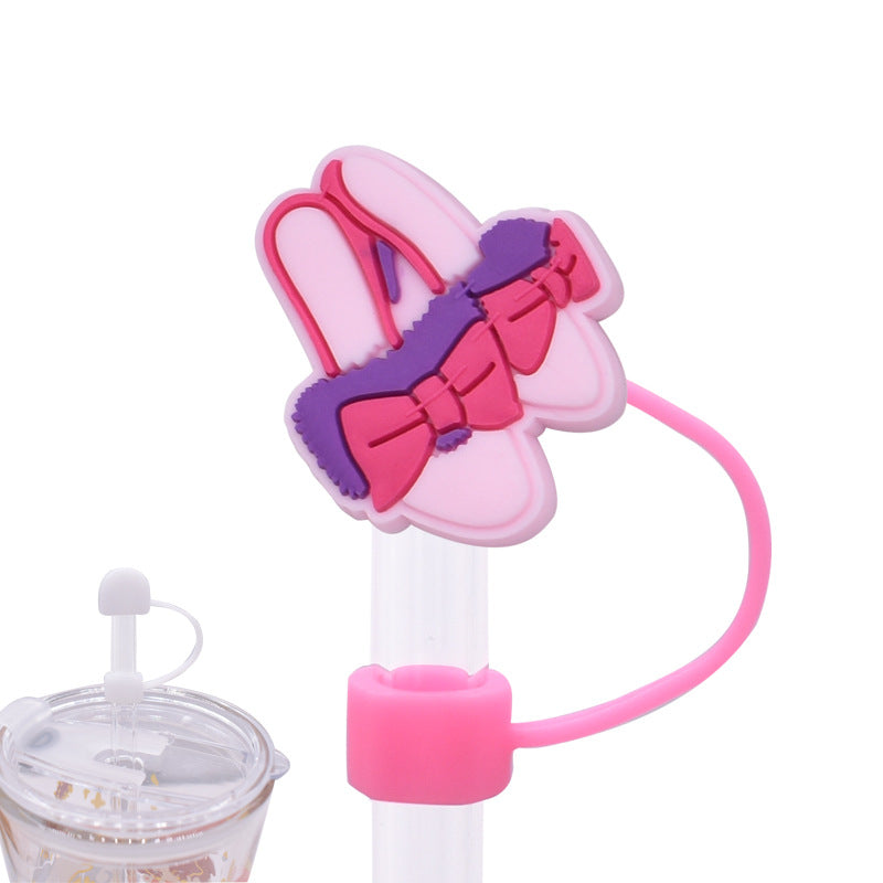 Wholesale Random 100pcs 10MM Pink Dust Plug Straw Hat Creative DIY Straw Accessories