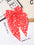 Wholesale valentine's day bow ribbon spring clip heart red lip printing hair clip hair accessories