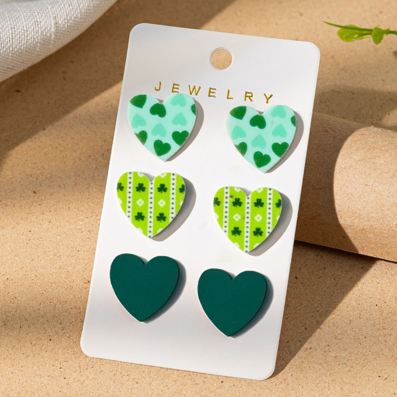 Wholesale design leopard acrylic earrings