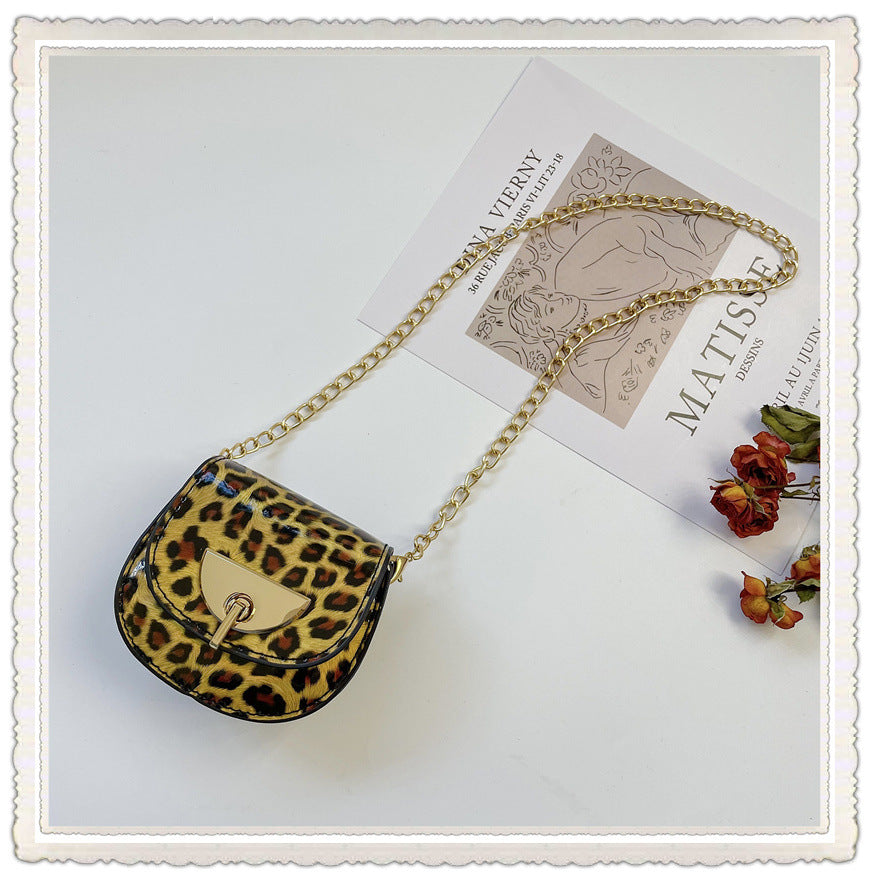 Wholesale PU Kids Bag Leopard Coin Purse