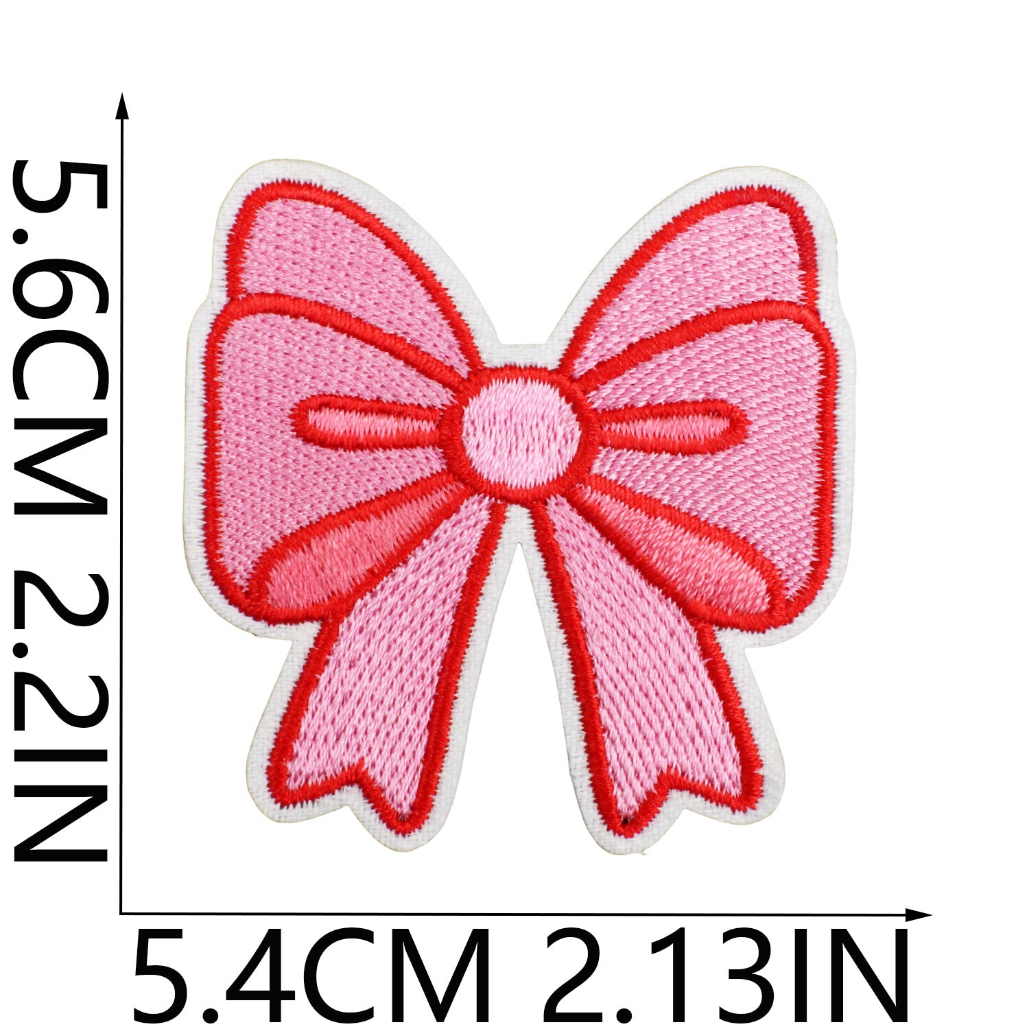Wholesale Handmade Decorative Embroidered Cloth Sticker Bow Patch