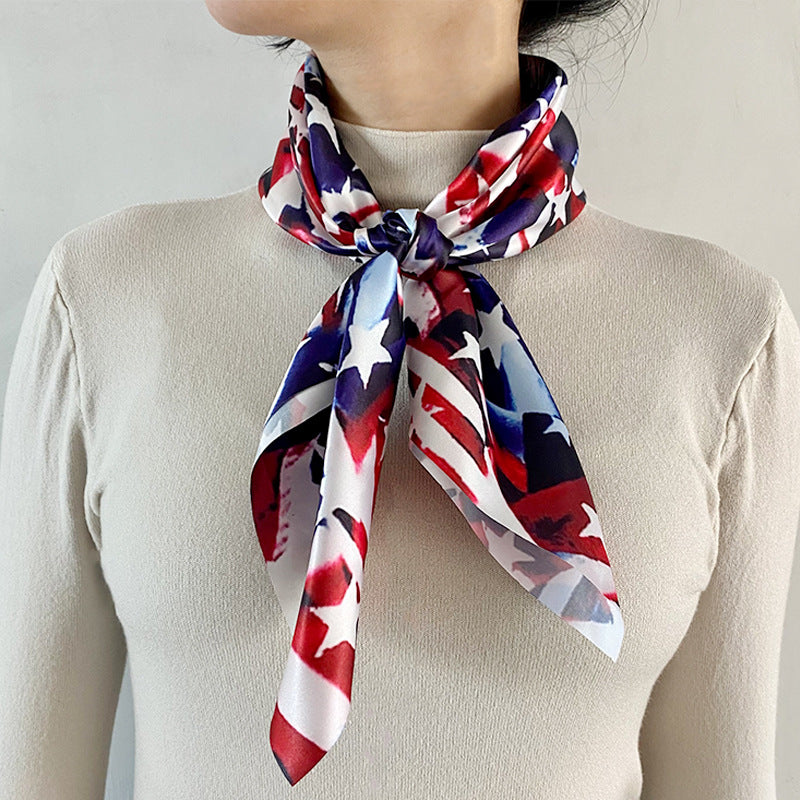 Bufandas del día de independencia de Satin Satin Satin Satin