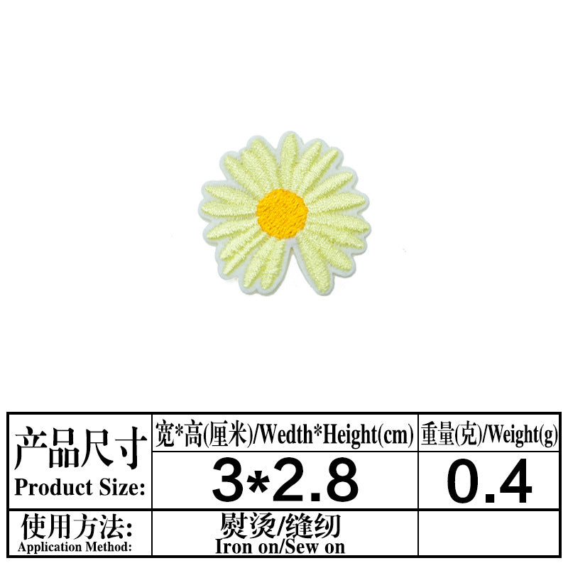 Wholesale Trendy Embroidery Patches Cloth Applique For Clothing Shoes Bags DIY Decorative Accent