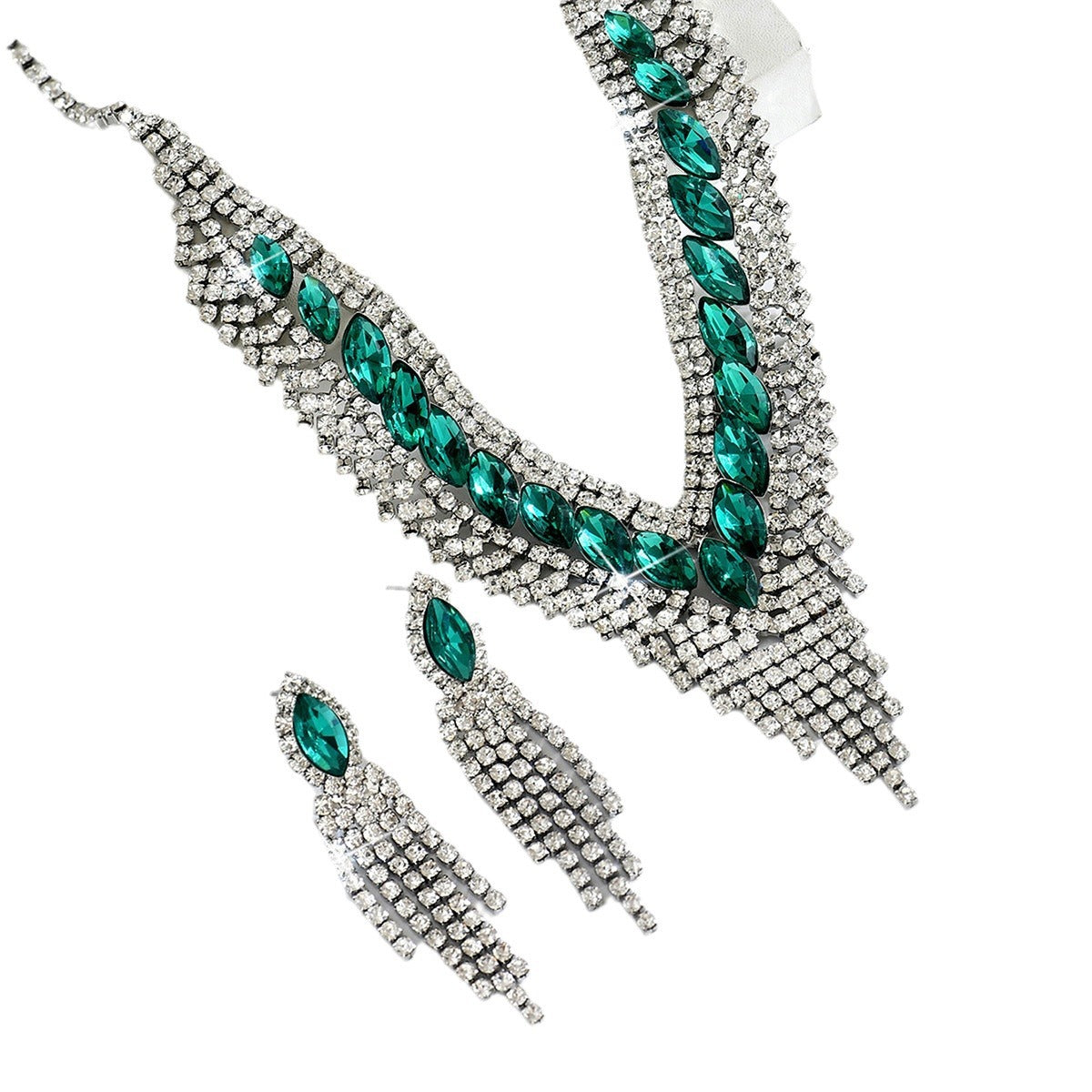 Wholesale Rhinestone Tassels Full of Claw Chains Clavicle Chains