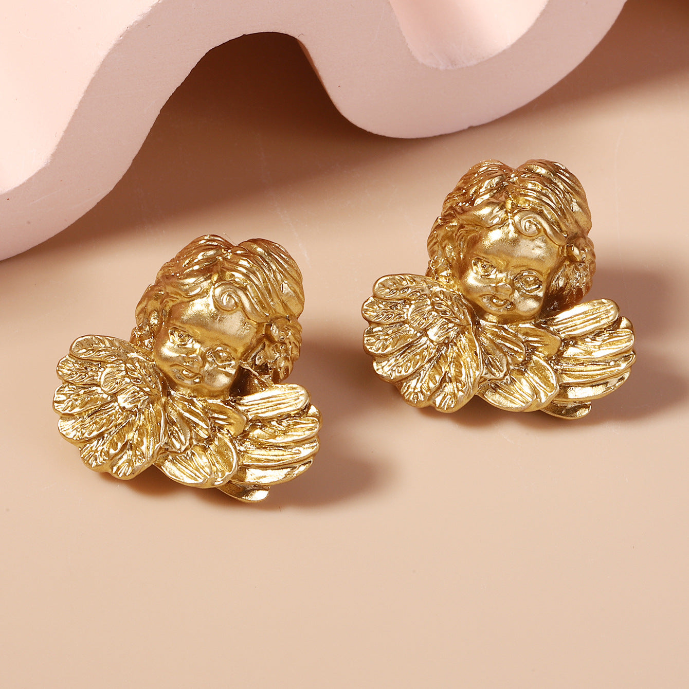 Wholesale Cartoon Angel Resin Earrings