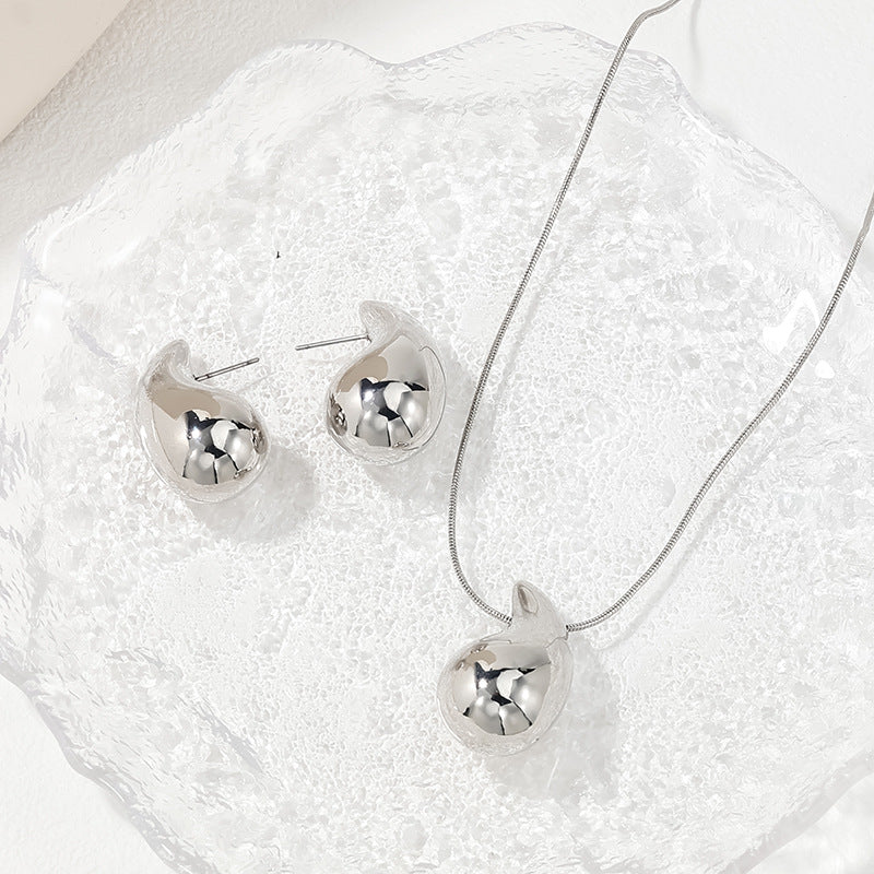 Wholesale  simple fashion jewelry drop earrings necklace