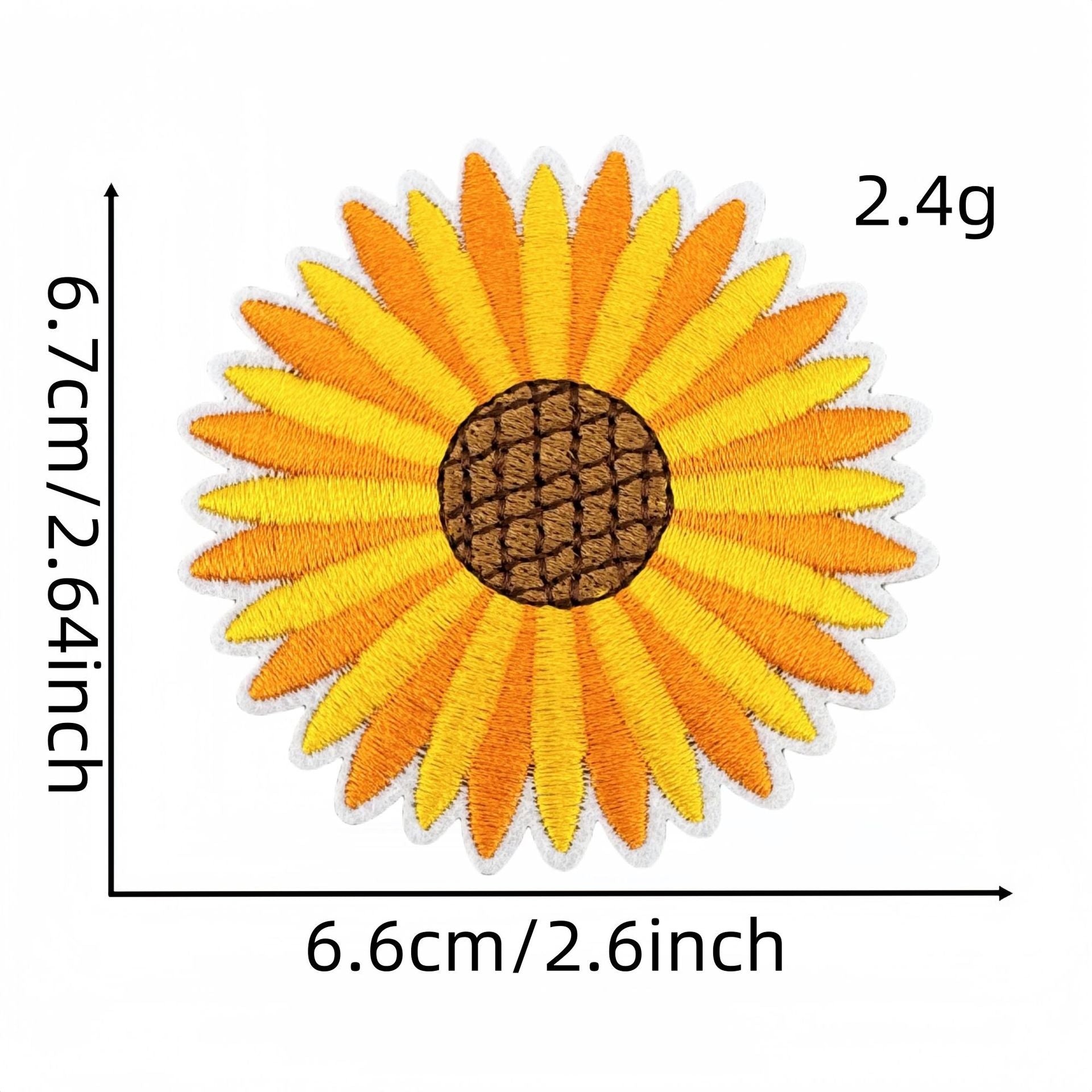 Wholesale Summer  Cartoon Beach Embroidery Travel Decorative Cloth DIY Patches