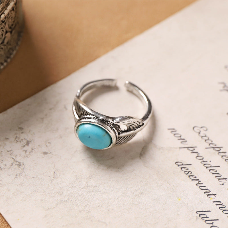 Wholesale Vintage ethnic style carved Bohemian open ring