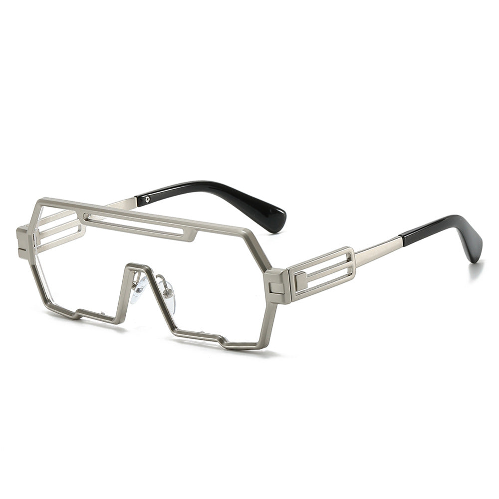 Wholesale Vintage Steampunk One Piece Irregular Sunglasses