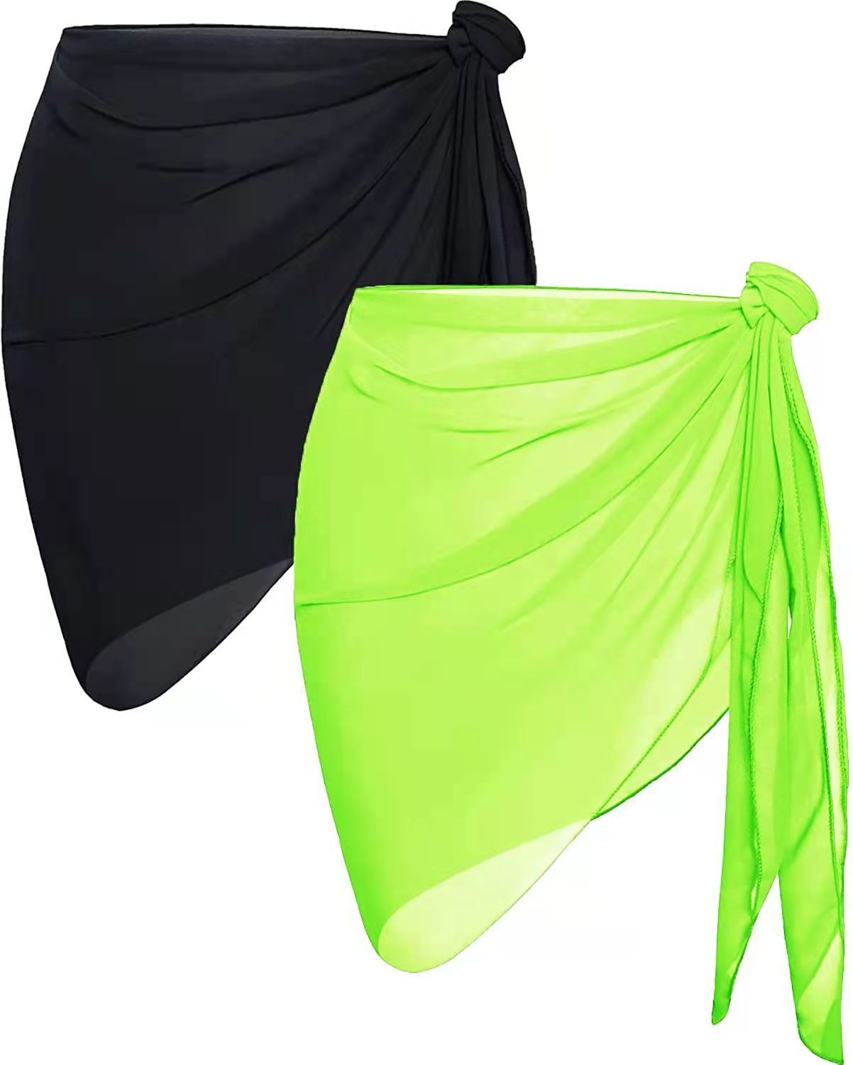 Wholesale Short Sarong Beach Chiffon Wrap Skirt